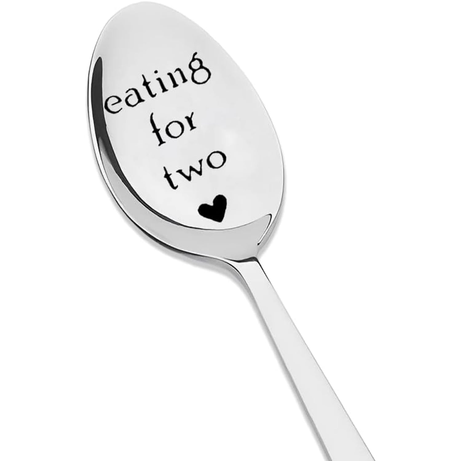 Eating for Two Engraved Spoon