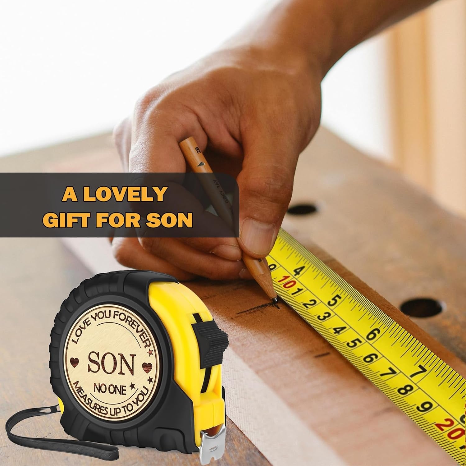 Son Engraved Tape Measure