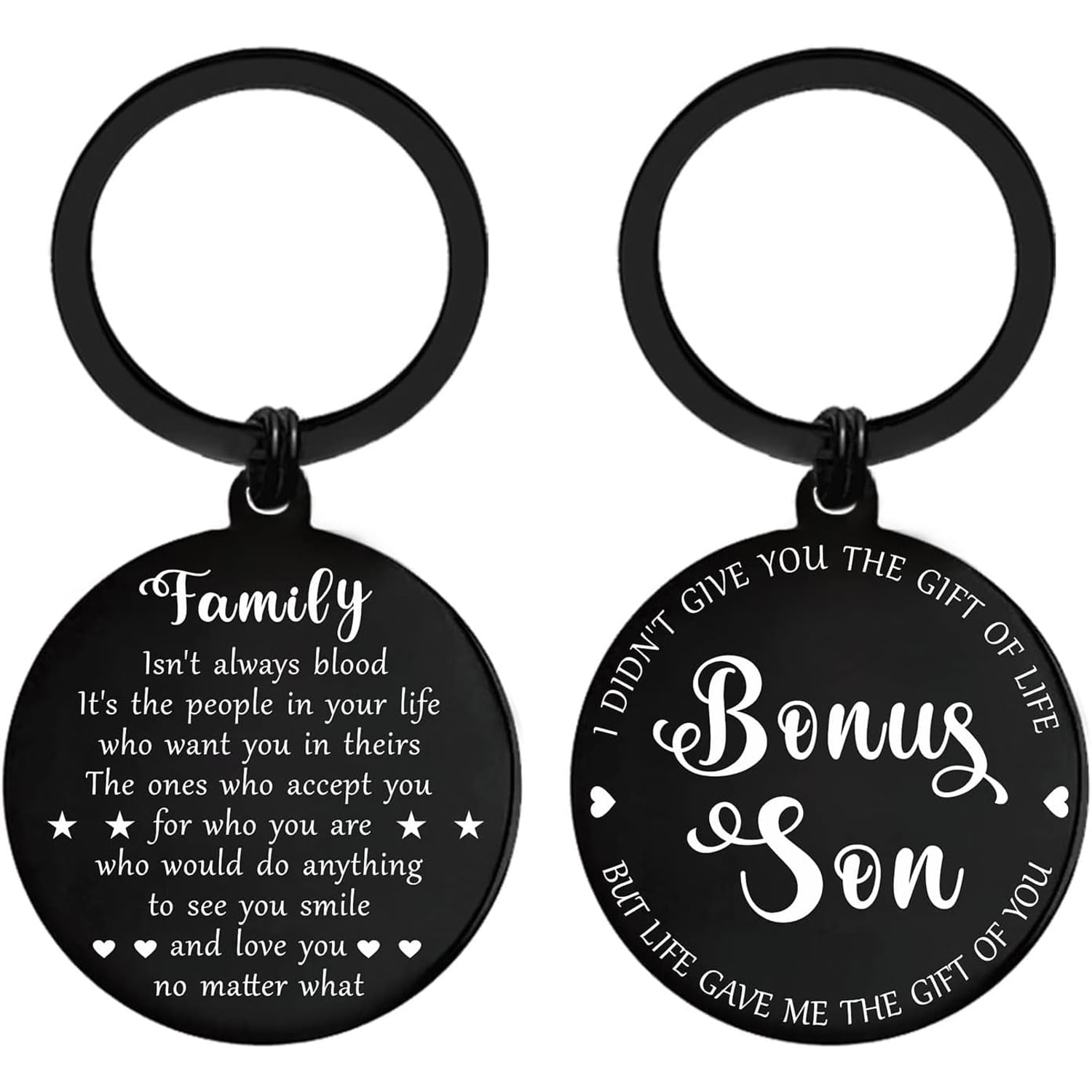 Bonus Son Engraved Keychain