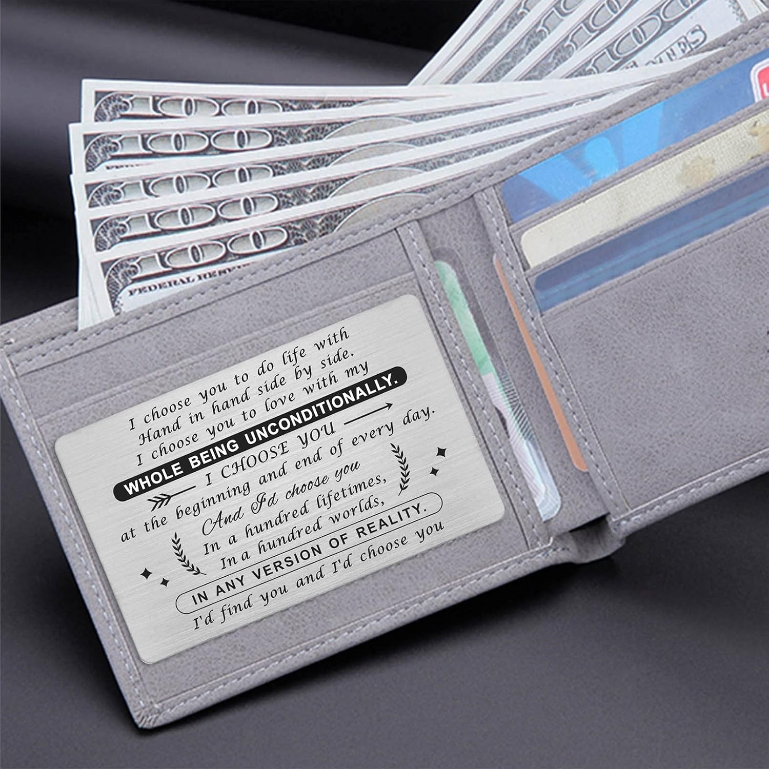 I Choose You Engraved Wallet Card: image 4